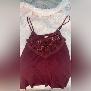 Red Hollister Tank Top